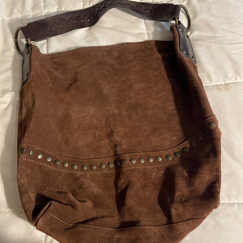 Maurizio Taiuti Suede Purse
